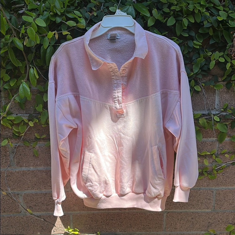 Pink Pullover Sweatshirt